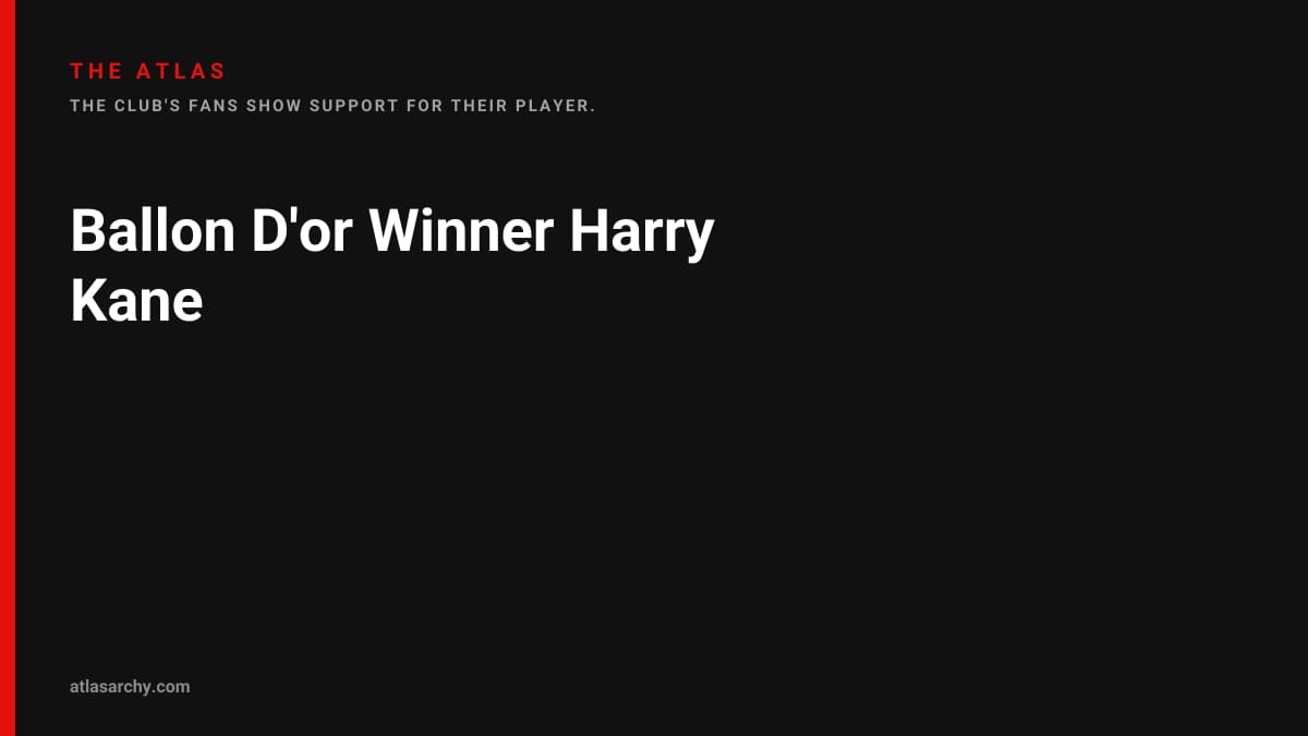 Ballon D'or Winner Harry Kane
