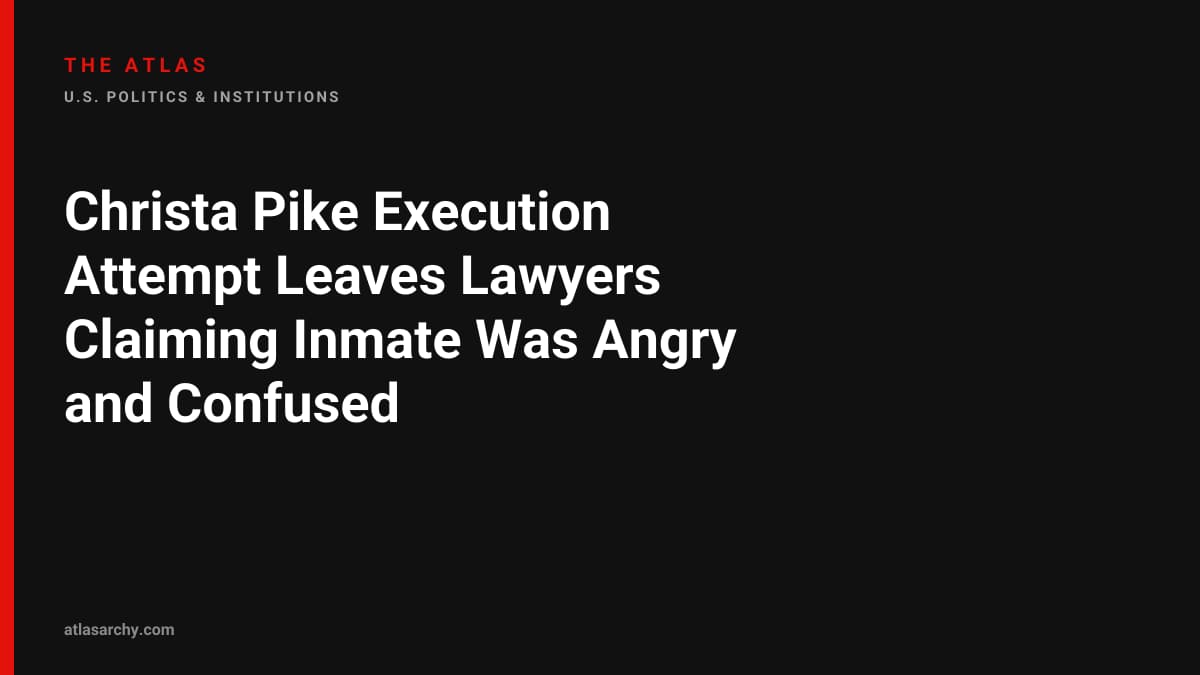 Christa Pike Execution Attempt Leaves Lawyers Claiming Inmate Was Angry and Confused