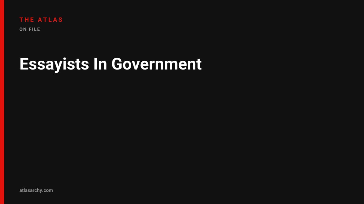 Essayists In Government