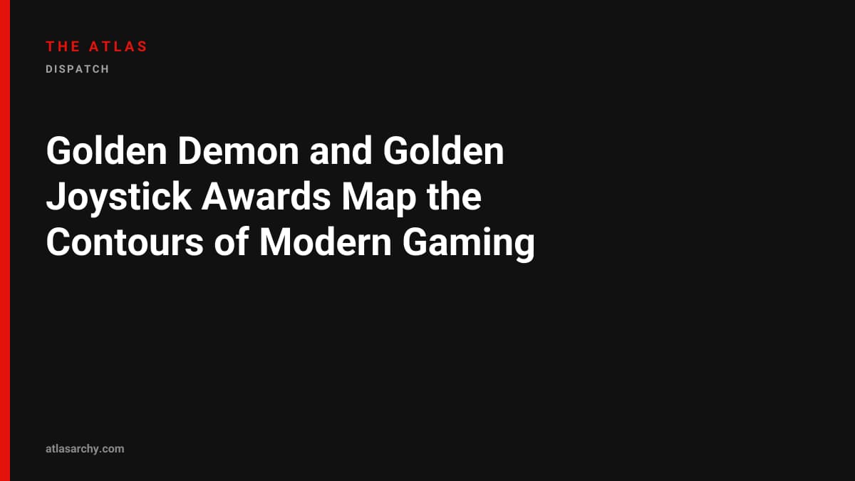 Golden Demon and Golden Joystick Awards Map the Contours of Modern Gaming