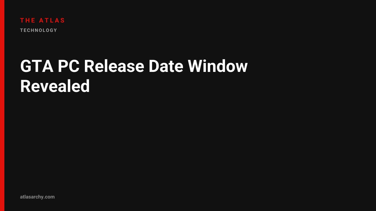 GTA PC Release Date Window Revealed