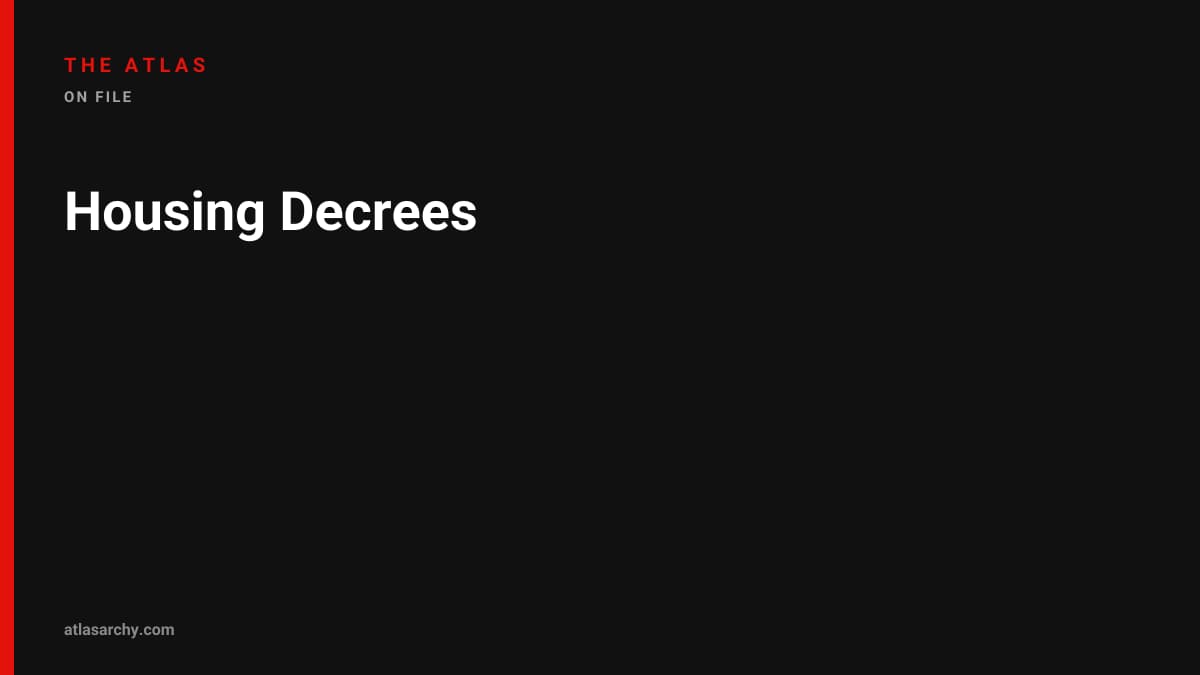 Housing Decrees