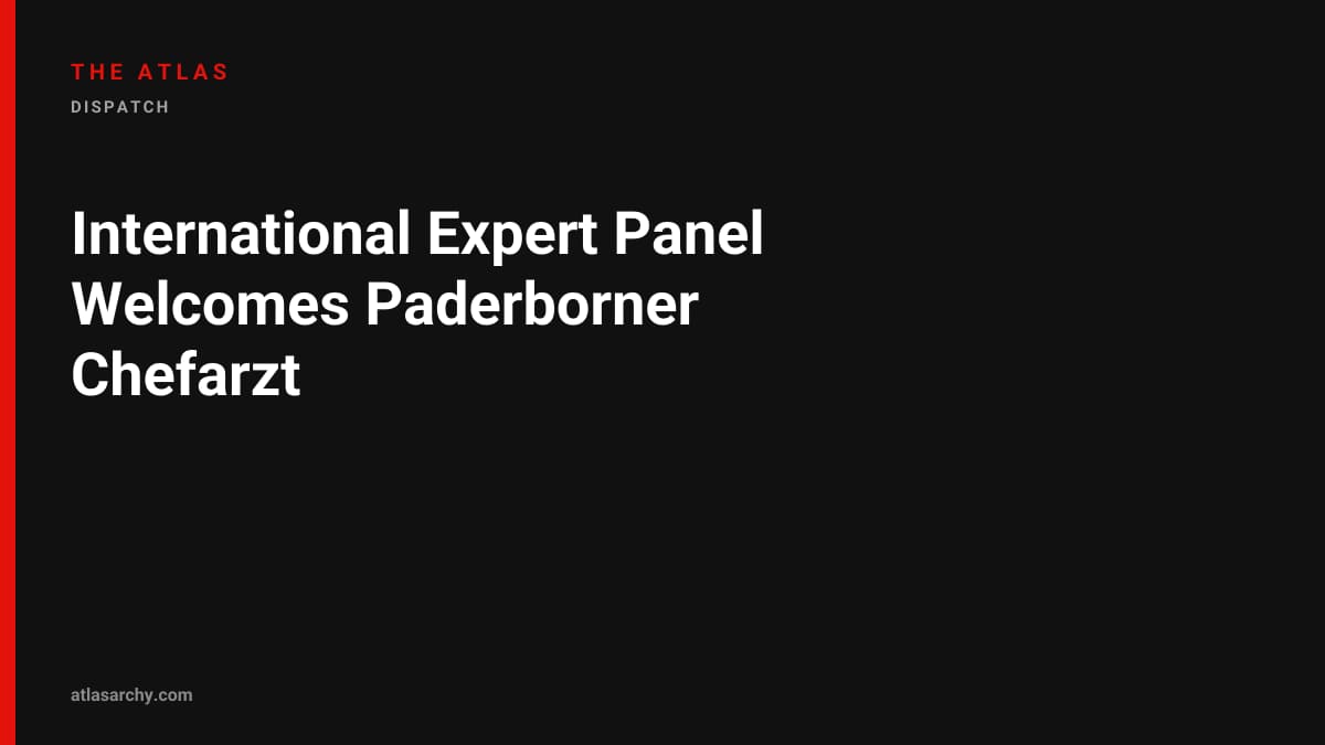 International Expert Panel Welcomes Paderborner Chefarzt