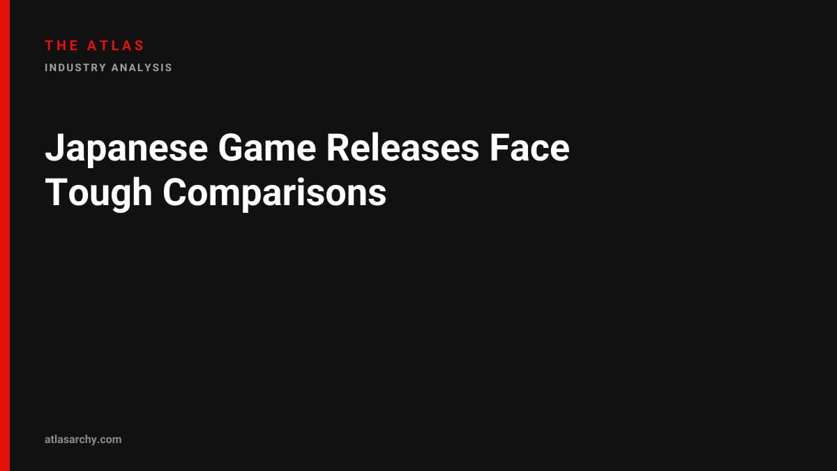 Japanese Game Releases Face Tough Comparisons
