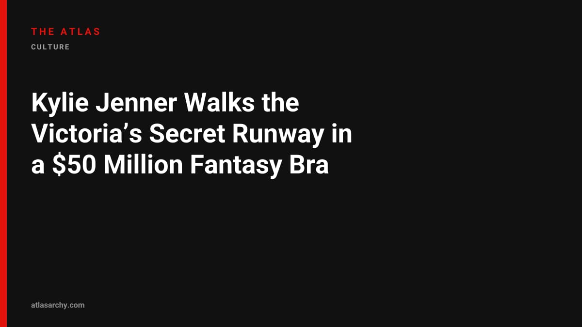 Kylie Jenner Walks the Victoria’s Secret Runway in a $50 Million Fantasy Bra