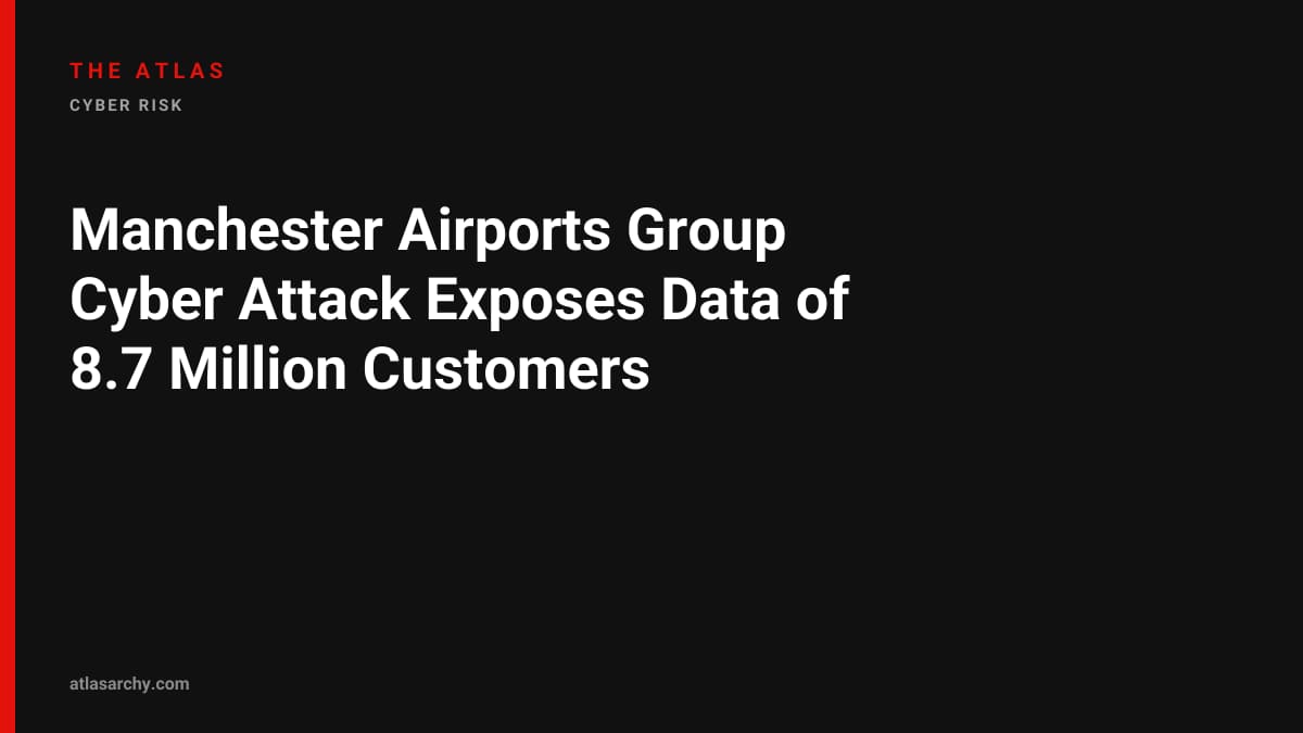 Manchester Airports Group Cyber Attack Exposes Data of 8.7 Million Customers