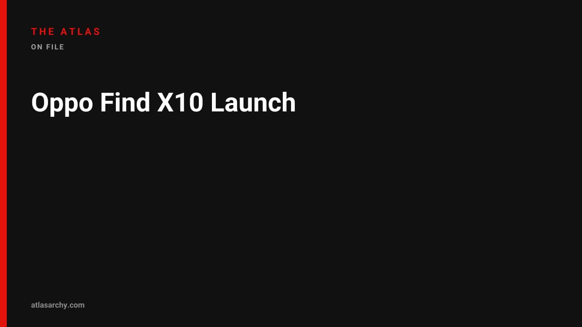 Oppo Find X10 Launch