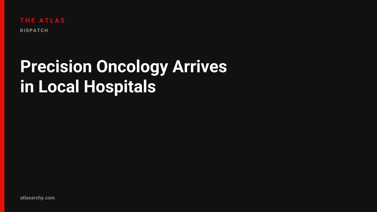 Precision Oncology Arrives in Local Hospitals