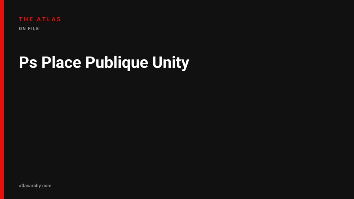 Ps Place Publique Unity