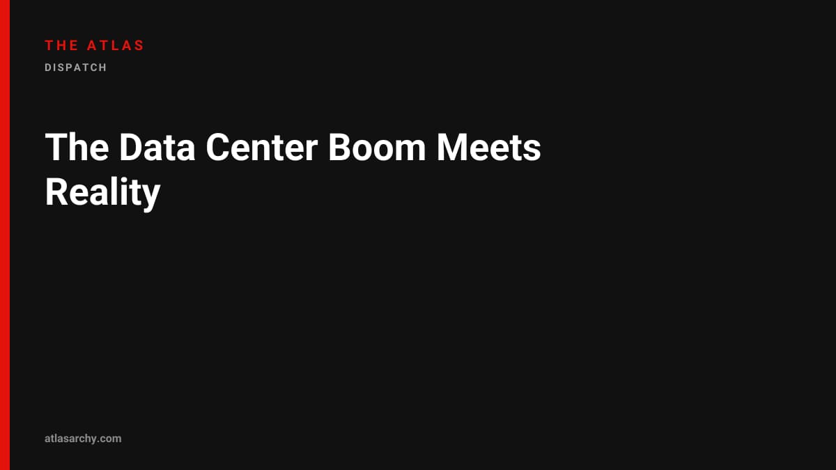 The Data Center Boom Meets Reality