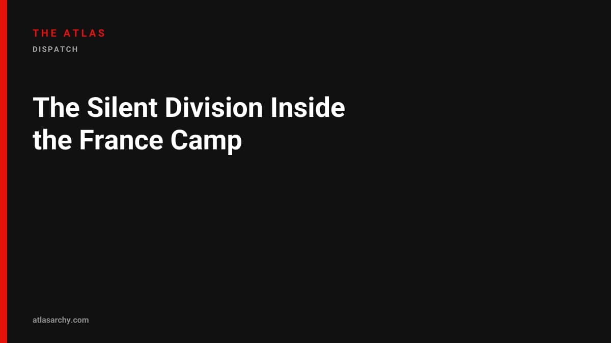 The Silent Division Inside the France Camp
