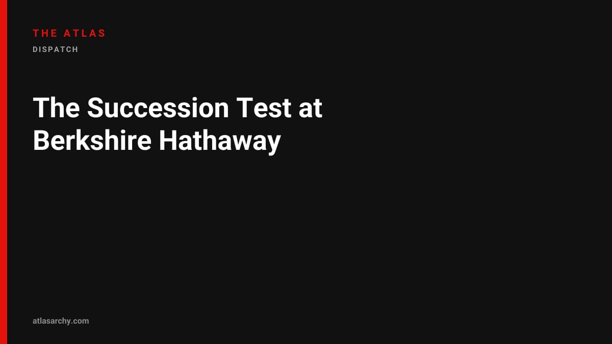 The Succession Test at Berkshire Hathaway