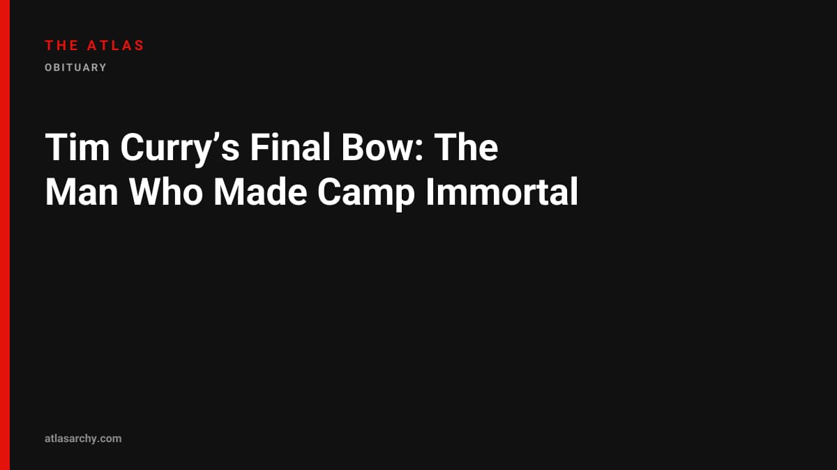 Tim Curry’s Final Bow: The Man Who Made Camp Immortal