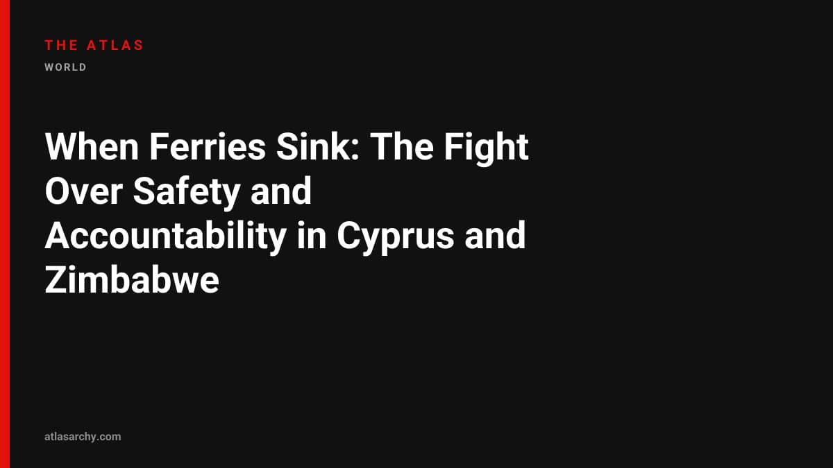 When Ferries Sink: The Fight Over Safety and Accountability in Cyprus and Zimbabwe